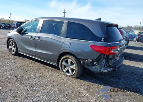 2020 Honda Odyssey Ex-L/Ex-L W/Navi Res from USA, damaged, VIN 5FNRL6H71LB015969